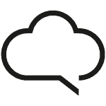 cloud talk icon